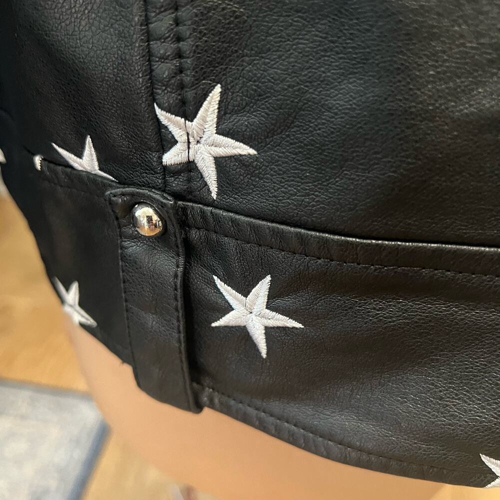 Noize Black Star-Patterned Jacket - image 5